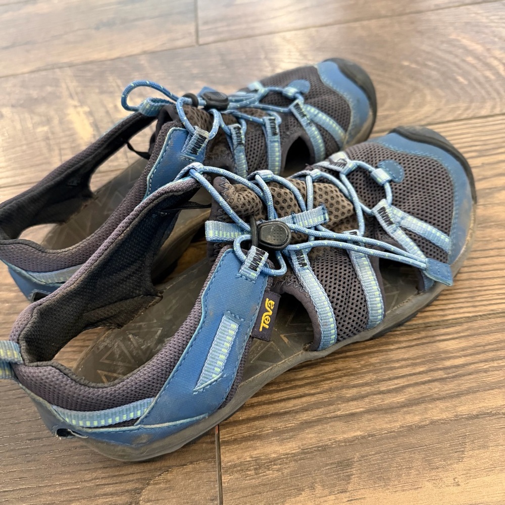 Teva Womens Navy Blue Outdoor‎ Hiking Sandals Size 5